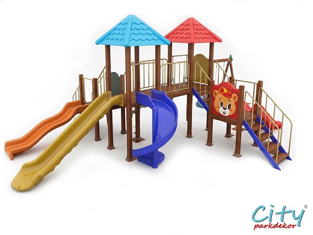 07-51557-Ahşap Seri Çocuk Oyun Parkı