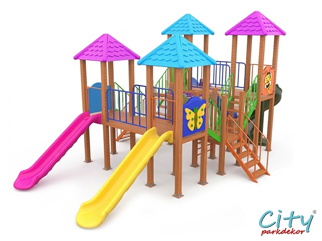 08-51559-Ahşap Seri Çocuk Oyun Parkı