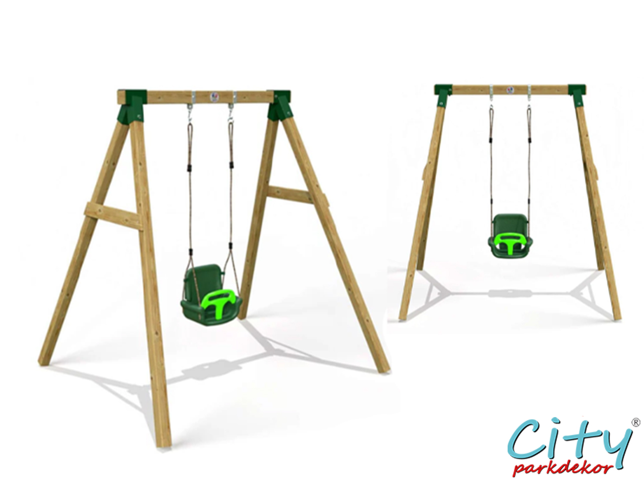 03 - 30605 - Ekonomik Ahşap Bebek Salıncak Seti