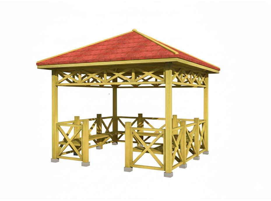 05 - 70128 Ahşap Kamelya Kare 300(L)x300(W)x290(H)