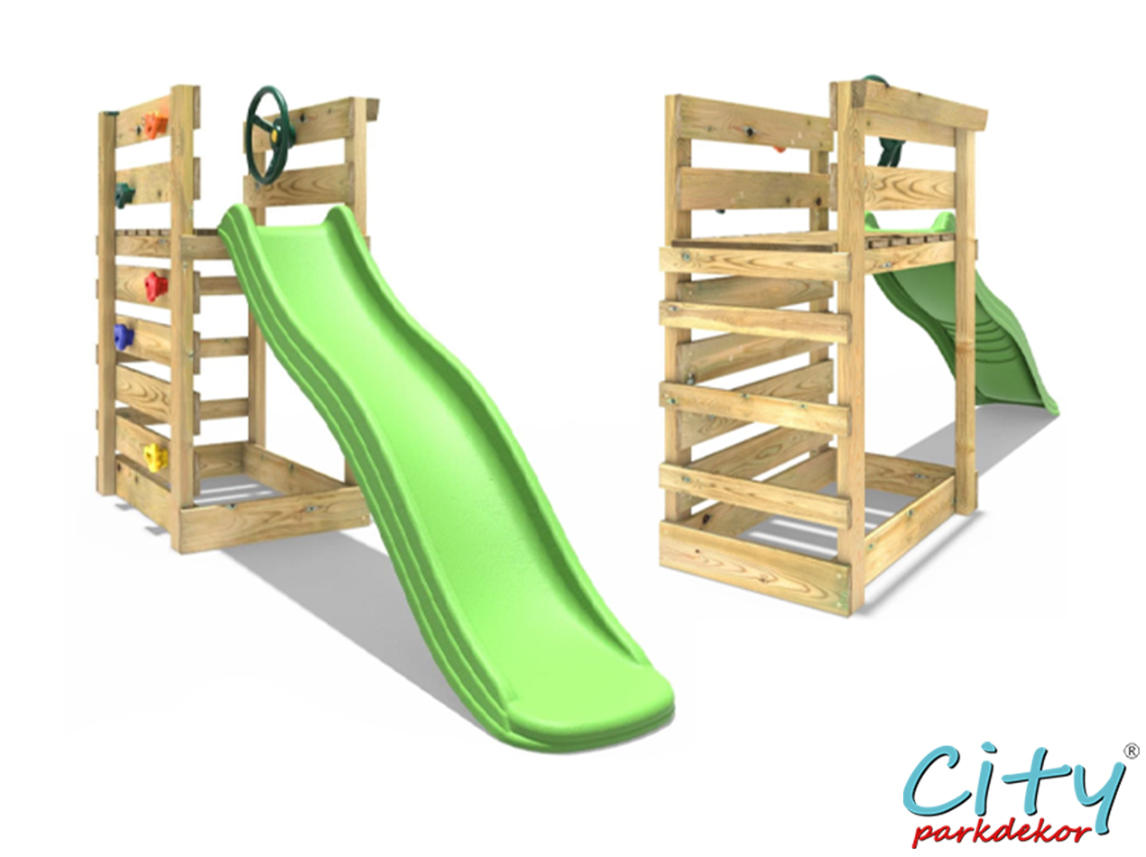 02 - 30602 - Ahşap Bahçe Kaydırak