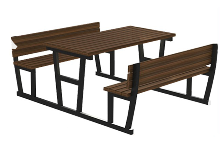03 - 70553 Piknik Masası (Metal Ayaklı) 195(L)x190(W)x80(H)