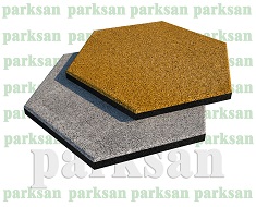 06-61010 Kauçuk Karo Zemin Kaplama(Sarı ve Gri)