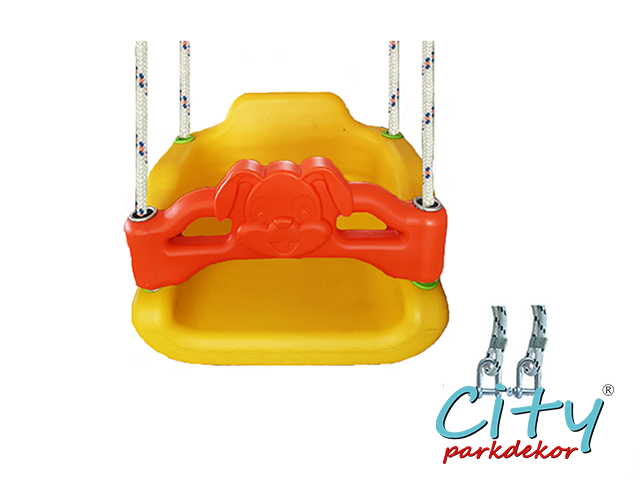 03 - Korumalı Salıncak Oturağı Metal Borulu (Halatlı)