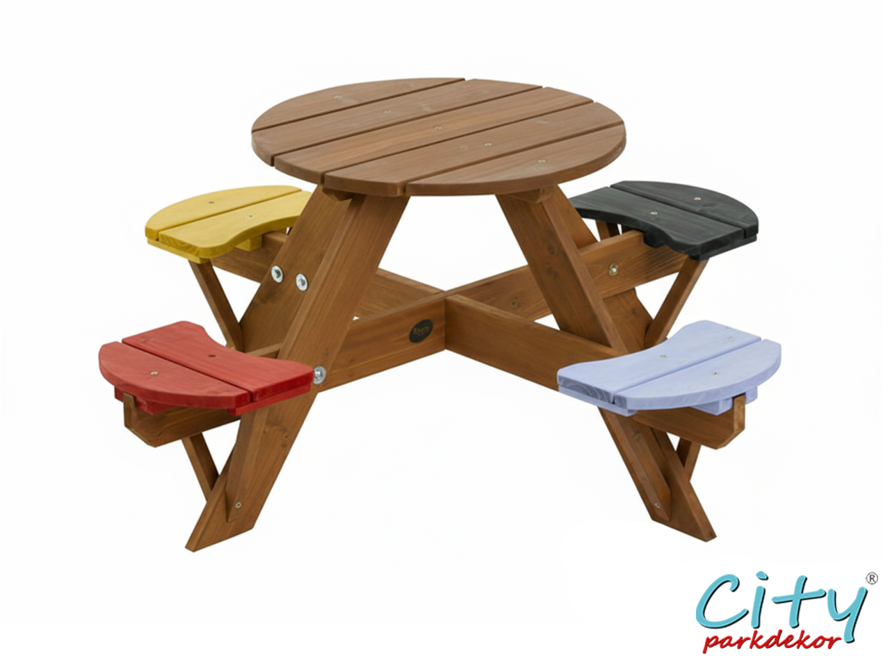 45 - 30835 - Ahşap Çocuk Piknik Masası