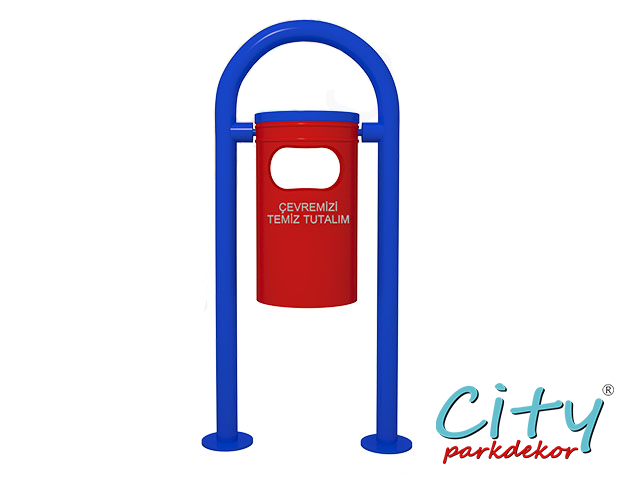05 - 70968 Dış Mekan Metal Çöp Kovası