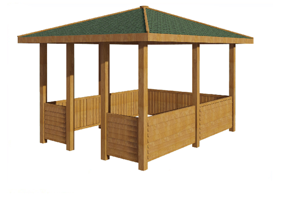 12 -  70216 Ahşap Kamelya Dikdörtgen 300(L)x400(W)x300(H)