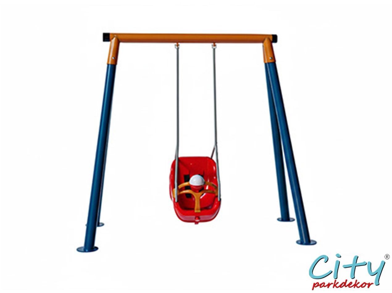 01 - 30710 - Metal Tırmanmalı Bahçe Salıncak Seti