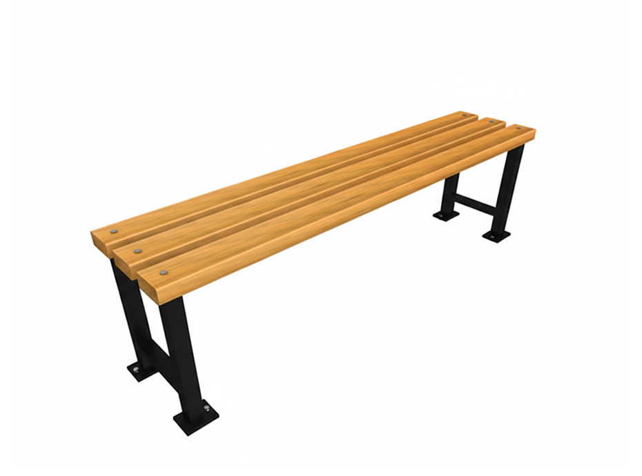 01 - 70630 Metal Ayak Bank 140(L)x30(W)x45(H)