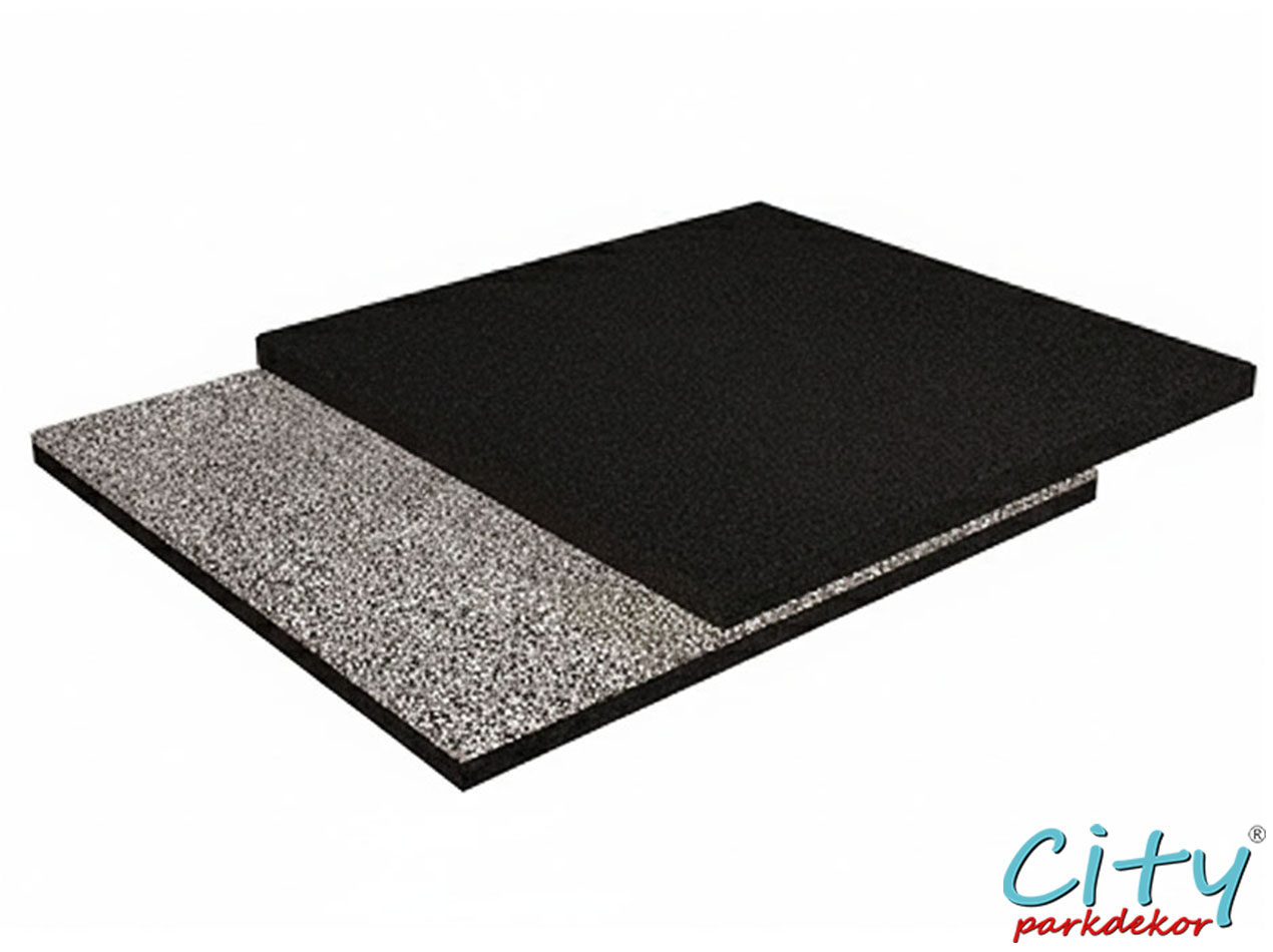 02-61000 Kauçuk Karo Zemin Kaplama (Siyah)