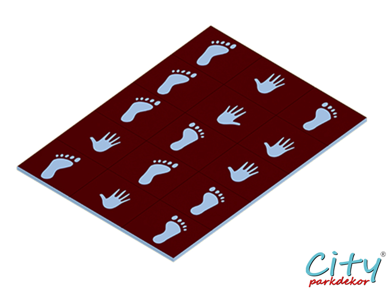 08-61500 Fiziksel Beceri Ve Denge Oyun Takımı 15'Lİ (40x40x2cm Bordo-Sarı-Siyah-Yeşil ve Beyaz)