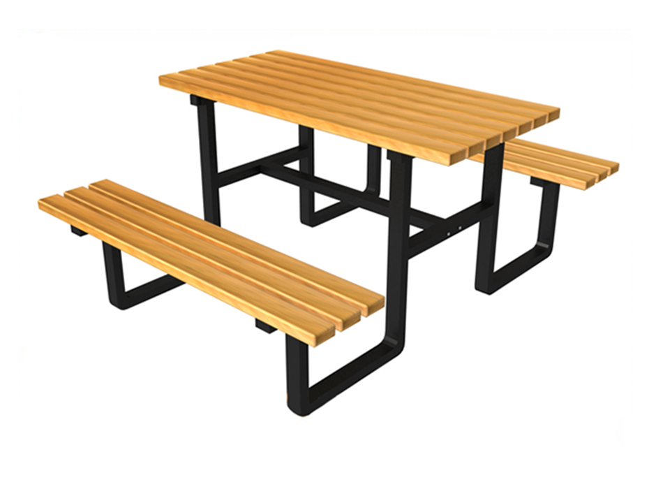04- 70535 Piknik Masası (Metal Ayaklı) 145(L)x182(W)x75(H)