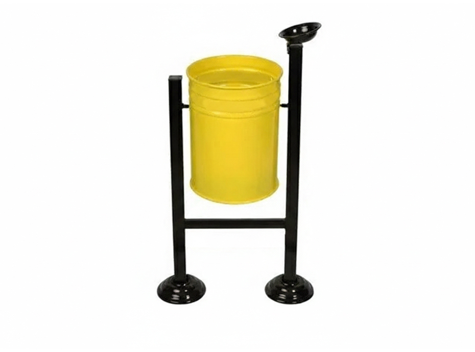 01-70960-Dış Mekan Metal Çöp Kovası