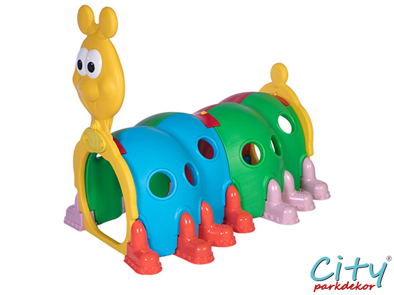 18 - 20902-Tırtıl Çocuk Oyun Tüneli Renkli