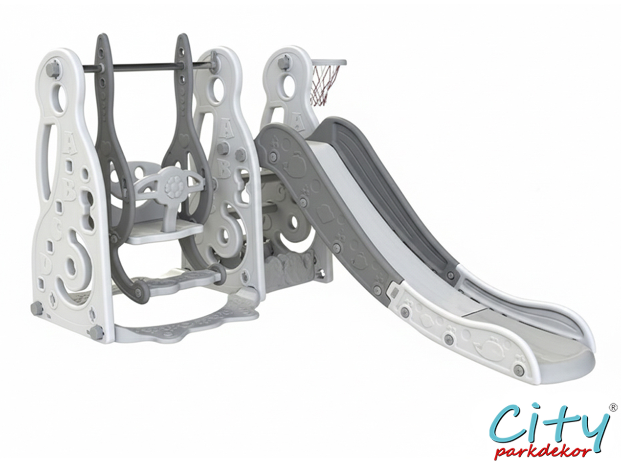 16 - 20538 - Alfabe Potalı Salıncak-Kaydırak Seti