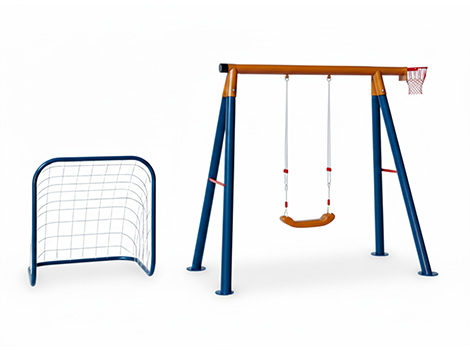 02 - 30711 - Metal Tırmanmalı Bahçe Kuluçka Salıncak Seti