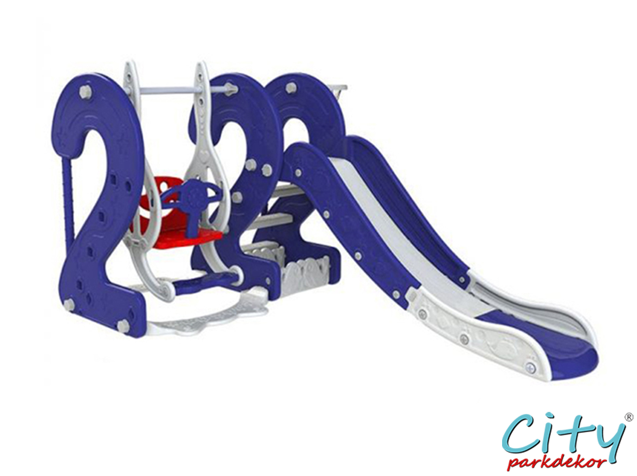 17 - 20548 - Potalı Rakam (22) Kaydıraklı Salıncak Seti